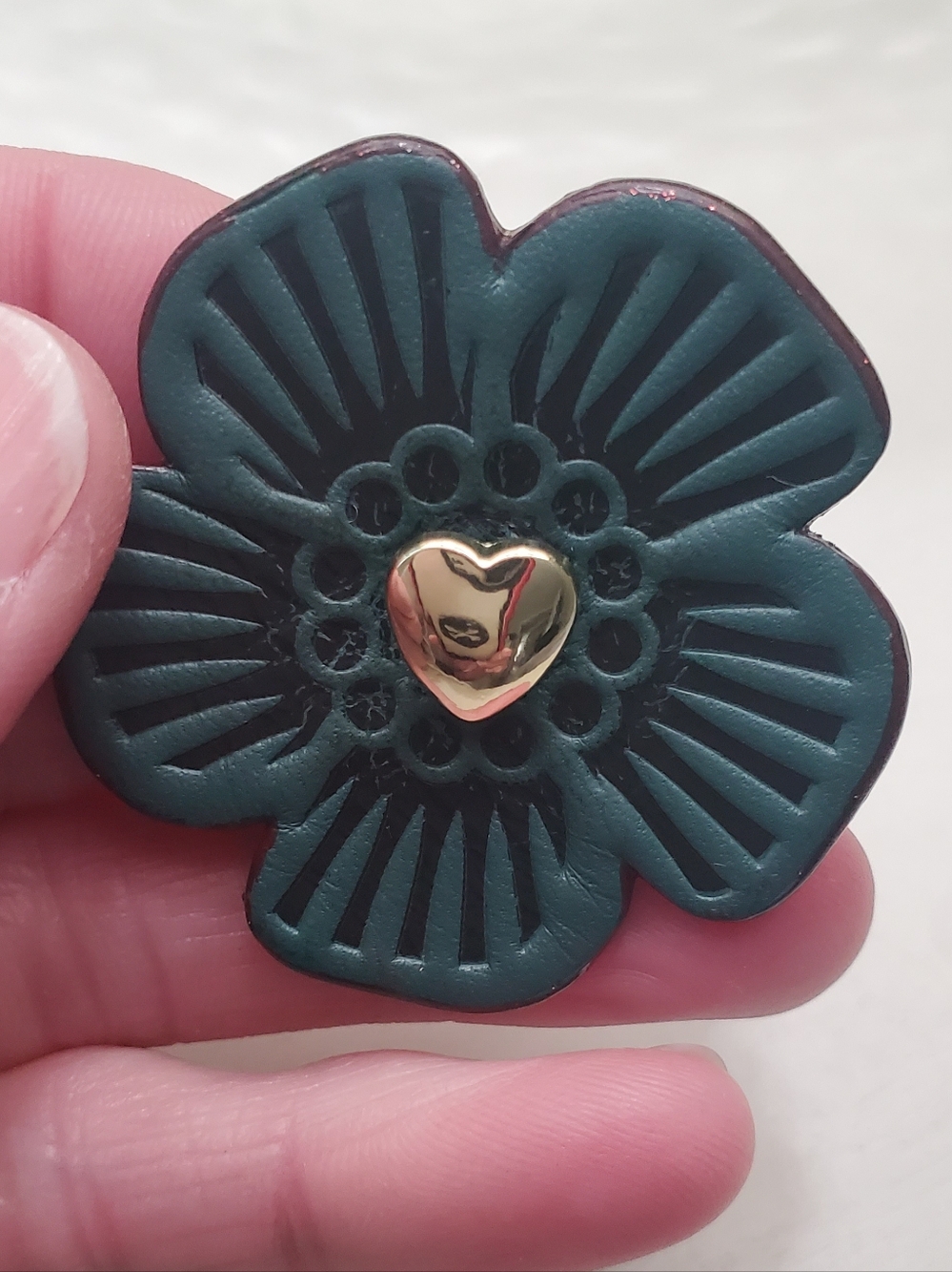 Coach Replacement Tea Rose With Star (Blue) - Picture 4 of 7